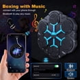 thumbnail image 5 of Music Boxing Machine for Adults and Kids, Smart Bluetooth Boxing Machine with Boxing Gloves Wall Mounted, Music Boxing Target Workout Punching Equipment for Home(Upgrade), 5 of 9