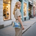 thumbnail image 7 of FORMRS Women Crossbody Purse with Chain Strap Vegan Leather Shoulder Handbag, Sea Window, 7 of 7