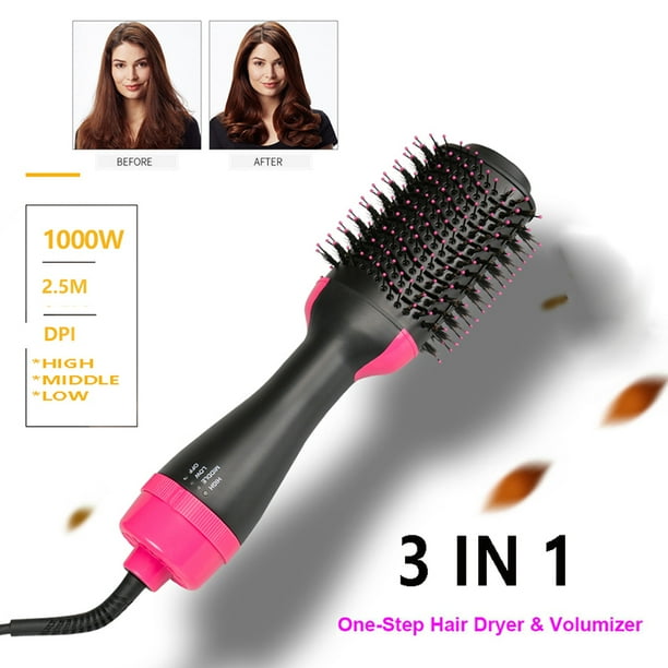 One-Step Hair Dryer & Volumizer Styler,3-in-1 Professional Hot Air Brush Hair Dryer One-Step Hair Dryer & Volumizer Styler,3-in-1 Professional Hot Air Brush Hair Dryer