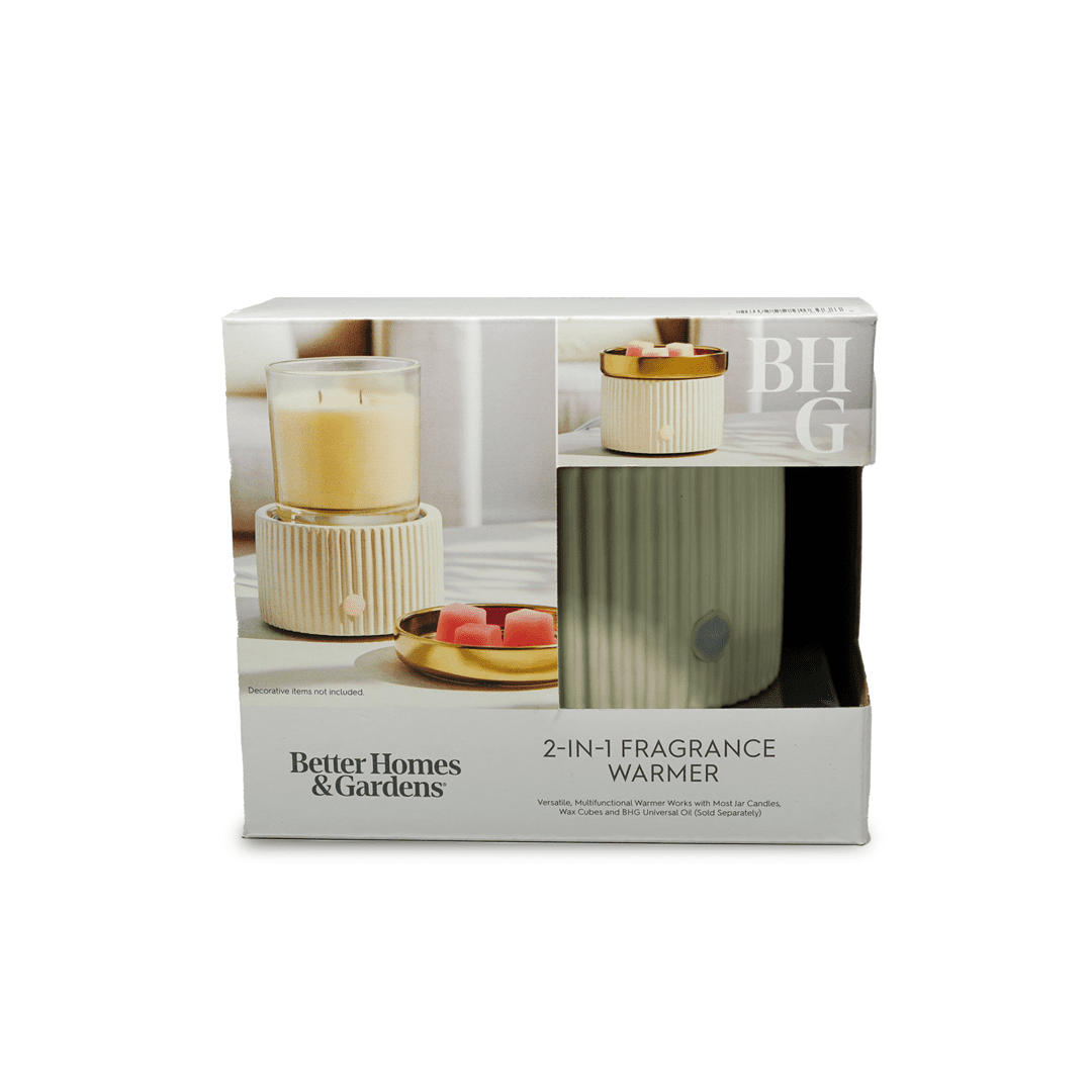 Better Homes & Gardens 2-in-1 Fragrance Ceramic Warmer White