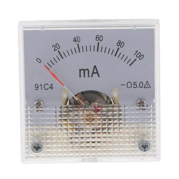 Ampèremètres Analogiques Panneau Mécanique pour la Mesure du Testeur de Courant Continu 0-100mA