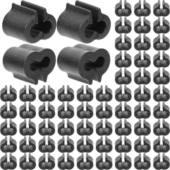 100 Pcs Non-slip Mat Felt Pads for Furniture Feet Leg Bar Stools Protectors Chair Foot Black