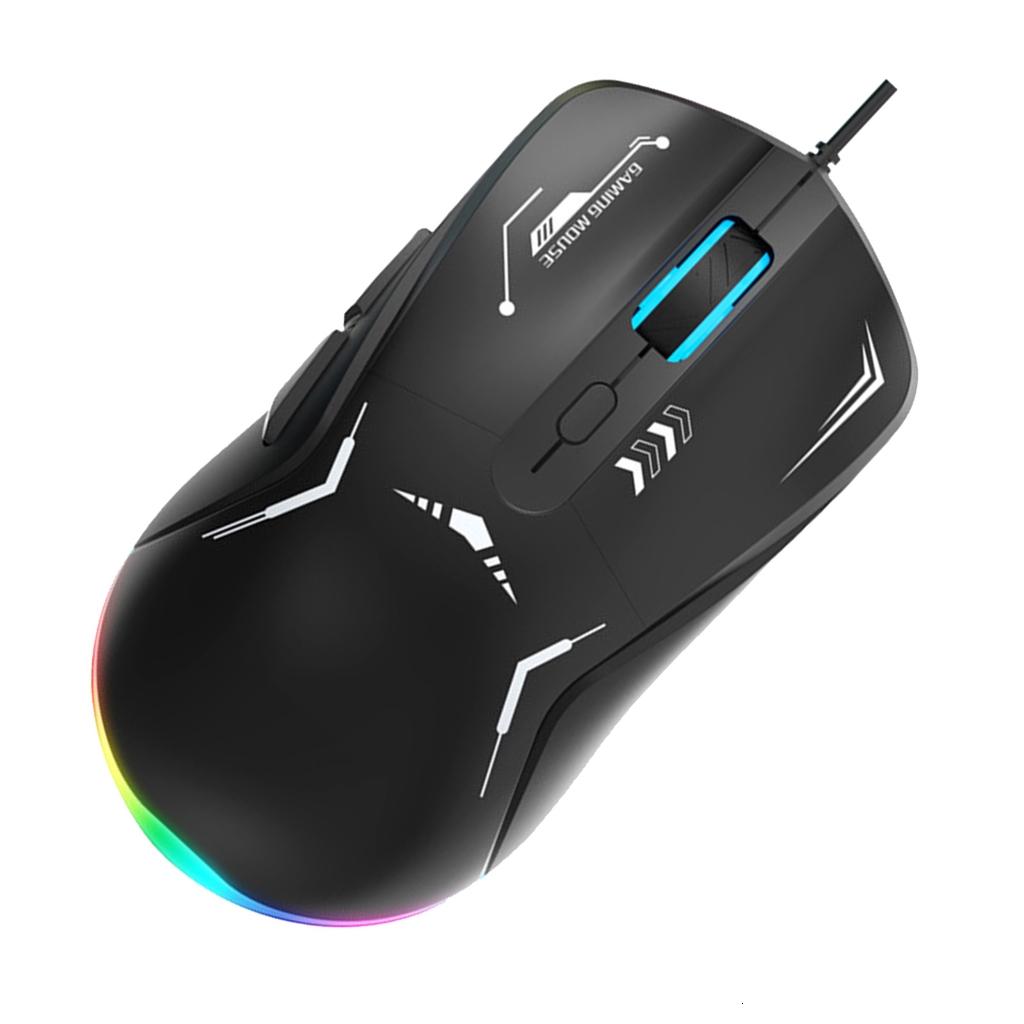 Tibvox USB Computer Mouse Corded Mouse Button Corded Optical Mouse Office Home Ergonomic
