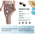 thumbnail image 4 of Wukai Winter Holiday Christmas Women’s Short Sarongs Beach Wrap Bikini Bottom Short Skirt Chiffon Scarf for Swimwear, 4 of 4