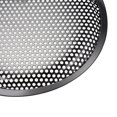 thumbnail image 4 of 2pcs 10" Speaker Waffle Grill Metal Mesh Audio Subwoofer Guard Protector Cover with Clips, Screws, 4 of 5