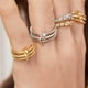 thumbnail image 5 of Anillos apilables Dreamy Bubble Elegant Pave para mujer, 5 of 7
