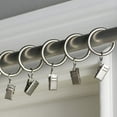 thumbnail image 5 of Industrial 1" Black Curtain Rings, by Bali (7 Pack), 5 of 5