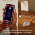 thumbnail image 6 of Owlet Dream Sock Dusty Rose - FDA-Cleared Smart Baby Monitor with Live Health Readings & Notifications - Dusty Rose, 6 of 10