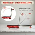 thumbnail image 4 of 1000W Electric Griddle & Pizza Maker - Nonstick Cooking Surface, 8.5" Large Cooking Area with On/Off Switch - Indoor Grill, Pizza, Quesadilla, Sandwich,, 4 of 9