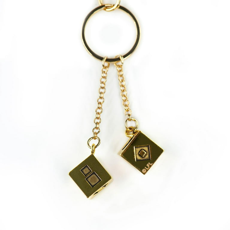 Gold plated keychain Good Luck Protection Keychain
