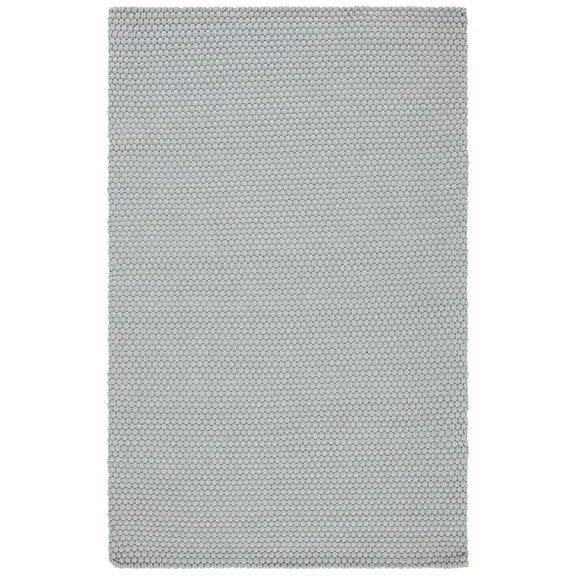 SAFAVIEH Salem Fulton Solid Cotton Area Rug, Grey, 5' x 8'