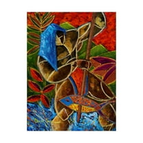 Trademark Fine Art 'Guarani Hombre De Familia' Canvas Art by Oscar Ortiz