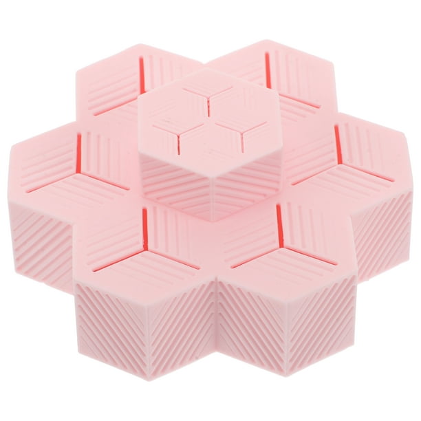 Soporte de silicona para lápiz labial, organizador de brochas de maquillaje, organizador de cosméticos, organizador de maquillaje de escritorio para almacenamiento de brochas de maquillaje de tocador.