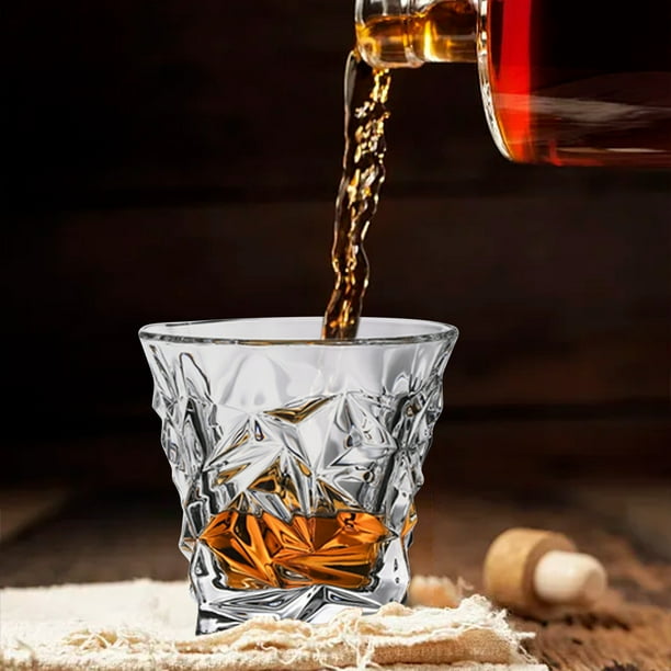 Fiudx Liquidación de ahorros de otoño Vasos de whisky antiguos Regalos para hombres Vasos de whisky para hombres Vaso de cristal para degustación de whisky