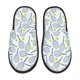 thumbnail image 1 of Balery Tennis Rackets And Balls Pantuflas de Casa de Felpa Silenciosas con Diseño Estampado, Zapatillas Cómodas Antideslizantes de Algodón para Interior-Medium, 1 of 8
