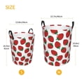 thumbnail image 4 of Uemuo Hand Drawn Strawberry Pattern Circular Laundry Hamper Basket with handles,Collapsible laundry basket,Large capacity laundry hamper,Laundry Organizer-Small, 4 of 8