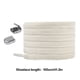 thumbnail image 2 of Worallymy 1 par de cordones elásticos para zapatos hebilla de presión banda de goma cordones para zapatos deportivos cordón para zapatos deportivos beige y blanco Worallymy JD735921254, 2 of 7
