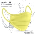 thumbnail image 3 of Cubrebocas De Tela Color Amarillo Jiuyu Tela, 3 of 8