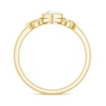 thumbnail image 2 of Rosec Jewels 5x7mm Lab Grown Diamond Knot Engagement Ring, EF-VS Quality - Ready To Gift, 10K Yellow Gold, US 12.00, 2 of 8