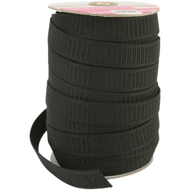 Stretchrite Flat Non Roll Woven Polyester Elastic Spool 1 Inch By 50