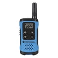 thumbnail image 2 of Motorola Talkabout T100 Two-Way Radios, 16-mile Range, Walkie Talkie (12-Pack) , Blue, 2 of 5