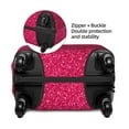 thumbnail image 4 of Daiia Rose Red Glitter Luggage Cover, Thickened Washable Travel Luggage Covers, Elastic Unique Baggage Covers for 18-20 inch Luggage-X-Large, 4 of 9