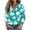 Multicolor-12, variant on Abomasnow Womens Button Down Shirts Fashion Boho Floral Printed Shirts Dressy Casual Long Sleeve V Neck Tops S-2XL
