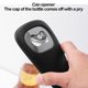 thumbnail image 5 of Stackable Kitchen Gadgets 6 Piece Melon Grater Herb Cutter Garlic Grater Can Opener Cheese Grater Pizza Cutter, 5 of 7