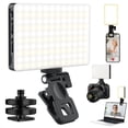 thumbnail image 1 of Luz LED para selfies Singwil 120 con adaptador de trípode y clip de 5000 mAh, 1 of 7