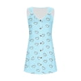 thumbnail image 5 of Ovzne Robes d'Été pour Femmes Robe de Vacances Printemps et Été pour Femmes Bouton Col en V Robe à Bretelles Robe pour Femmes en Liquidation, 5 of 5