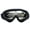 Black Frame&Transparent Lens, variant on Skiing Goggles Women Girl Men Boy PC UV 405 Protective Lens Windproof Dust-proof Adjustable Sports Glasses Eyewear