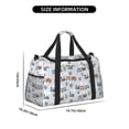 thumbnail image 3 of Disketp Trains And Cactuse Bolsa de Viaje Tipo Duffle, Bolso de Mano para Fin de Semana para Mujer, Bolsa de Gimnasio Ligera para Hombre, Esencial para Viajes, 3 of 7