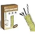 thumbnail image 3 of Royal Designs, Inc. Cord & Chain Cover 4 ft Silk Type Fabric, Chandelier Pendant Lighting Chain & Cable Management, Touch Fastener, Pear Green - 1 Pack, 3 of 4