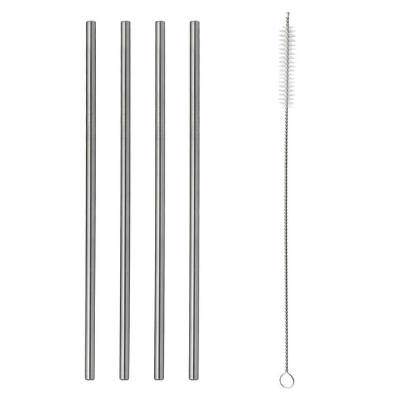 Typhoon PURE Collection | Metal Straws & Brush (Set of 4) - Color