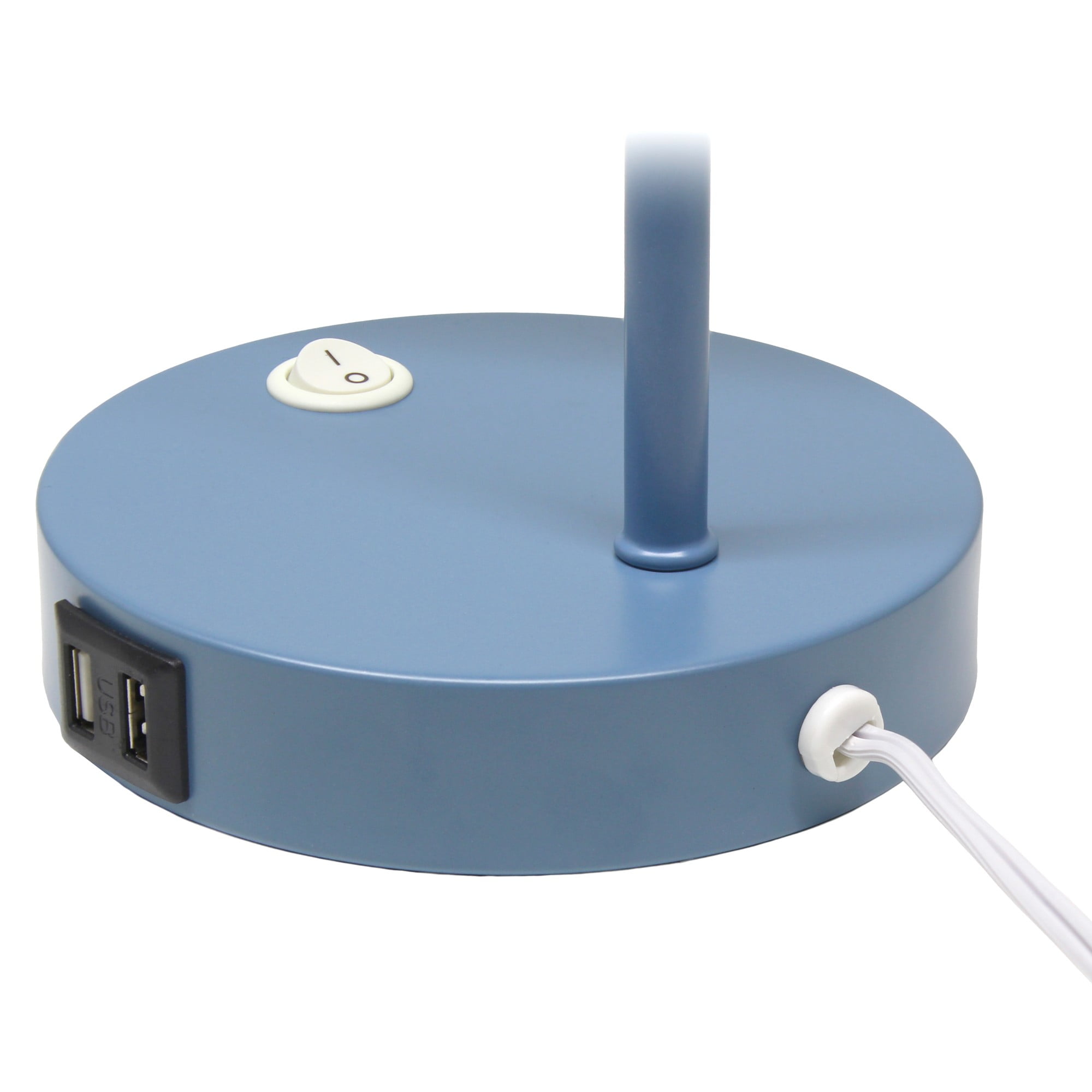 Mod Lighting and Decor Looped Desk Lamp with Adjustable Shade - 16" - Blue