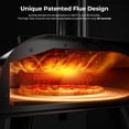 thumbnail image 3 of Big Horn Outdoors 12" Wood Pellet Pizza Oven, 3-in-1 Pizza Maker Compatible with Gas Burner and Electric Heater Accessories (Sold Separately), 3 of 11