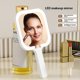 thumbnail image 3 of 808 Handheld LED Makeup Mirror with 3 Color Lighting Touch Control Rechargeable Vanity Mirror - Squa, 3 of 5