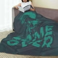 thumbnail image 4 of Shooter Game over Throw Blanket, Fluffy Soft Cozy Blanket Flannel Plush Microfiber Couch Throw, 50"x40", 4 of 8