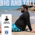 thumbnail image 5 of BRISIRA Mens Big and Tall Long Sleeve Shirts Cooling Rash Guard UPF 50+ Sun Protection, 5 of 6