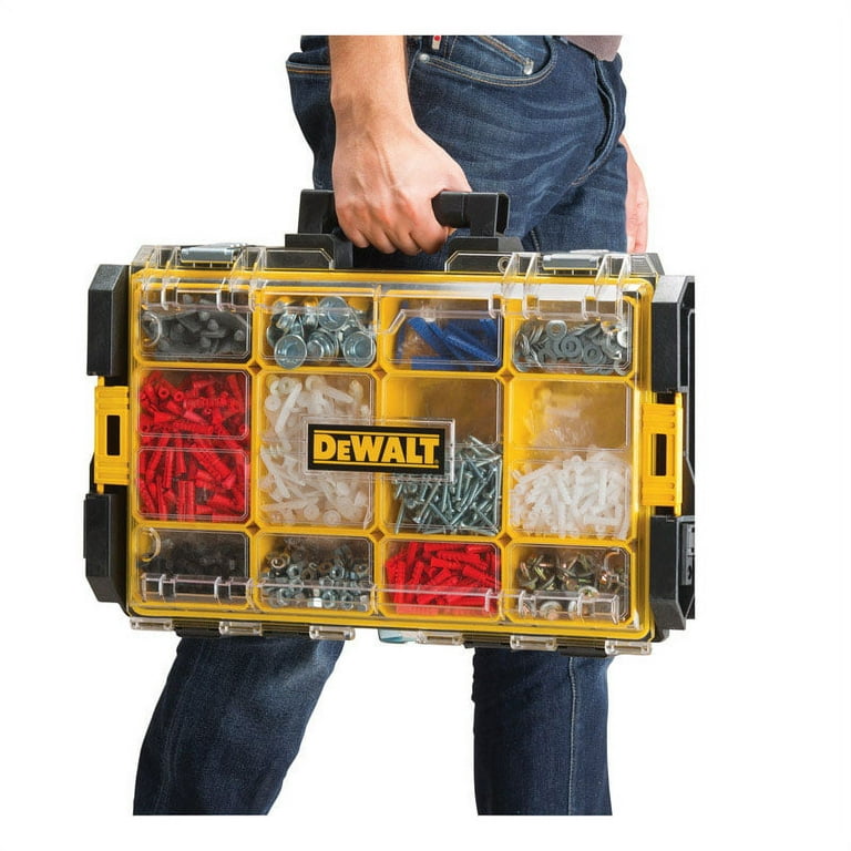 DEWALT Black- Yellow Ballistic Nylon 2-in 5-Gallon Bucket Organizer in the Tool  Bags department at
