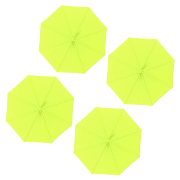 Raindrops 4 Pcs Scrunchie Cup Cover Attractive Covers Dust-proof Lids
