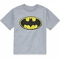 thumbnail image 1 of Batman Symbol Kids Grey T-Shirt-Small (10), 1 of 1