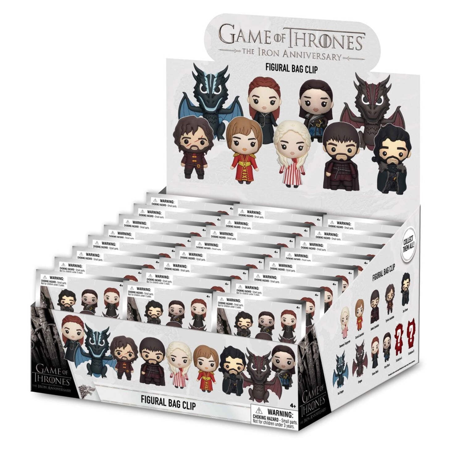 Game of Thrones 3D Foam Bag Clip Random 6-Pack - Walmart.com