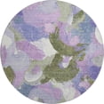thumbnail image 2 of Addison Rugs Mayfield Premium Machine Washable Transitional Abstract Lavender Round Rug, 8' x 8', 2 of 6