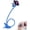 Blue, variant on Gooseneck Phone Holder for Desk, 360° Adjustable Clamp with Non Slip Clip, Cell Phone Clips Bed Stand Holder, Mount Stand Long Flexible Lazy Arm Clips Holder for Cellphone