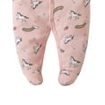 thumbnail image 5 of WIBACKER Newborn Baby Footed Pajamas 100% Cotton Infant Baby Snap Sleepers for Sleep and Play Footies 0-12 Months - Unicorn, 5 of 6