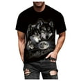 thumbnail image 1 of T-shirt pour Hommes à Manches Courtes Hommes Femmes Printemps Été Décontracté Ajusté Imprimé 3D T-Shirt à Manches Courtes Haut Blouse, 1 of 4