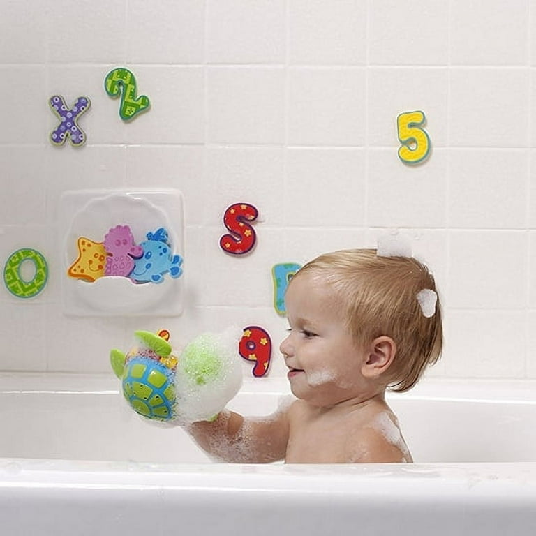 visrie baby and toddler bath toy,59pcs bath toys includes 36 alphabets and  numbers, wind-up