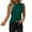 Green, variant on WTXUE Tank Tops Sleeveless, Crew Neck Women's Vest Summer Casual Top Solid | Casual for Women Pink M