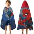 thumbnail image 3 of Kids Bath Towels Cartoon Spider-Man Kids Towels Bath 60" x 35" Boy Kids Bath Towels Boy Kids Hooded Bath Towel Red Bath Towels for Kids Hooded Bath Towels for Kids Ages 4-8 Boys Bath Towel, 3 of 7
